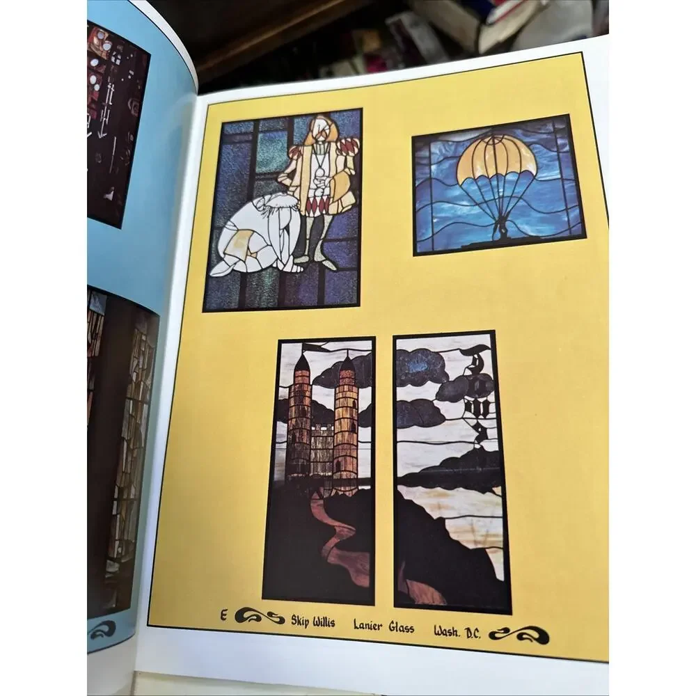 Stained Glass Window Art, Luciaro, PB art craft book,‎ step by step instructions